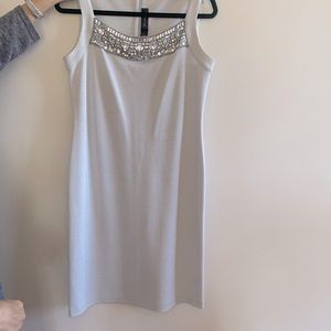 St. John silver mist knit dress - size M